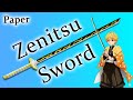 How To Make Paper Zenitsu Sword Demon Slayer - Kimetsu no Yaiba (Origami Creative Master)