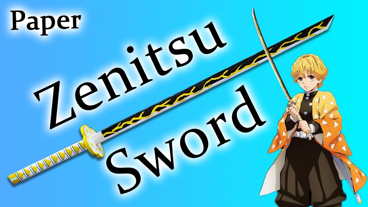 Bandai Demon Slayer Kimetsu no Yaiba Zenitsu Agatsuma Nichirin Sword   FW22  US