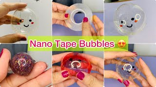 Diy Nano Tape Balloons😍 | How to Make Nano Tape Bubbles | Nano Tape