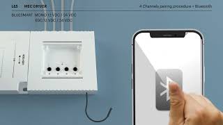 MEC DRIVER: pairing procedure for 4 channels modules, transmitters and Bluetooth