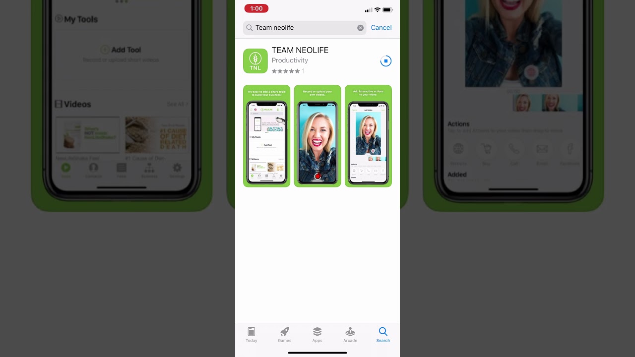 Setting up the "Team NeoLife App"