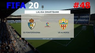 FIFA 20  - Modo Carrera  - Sd Ponferradina vs. Ud Almería @ Court Lane 