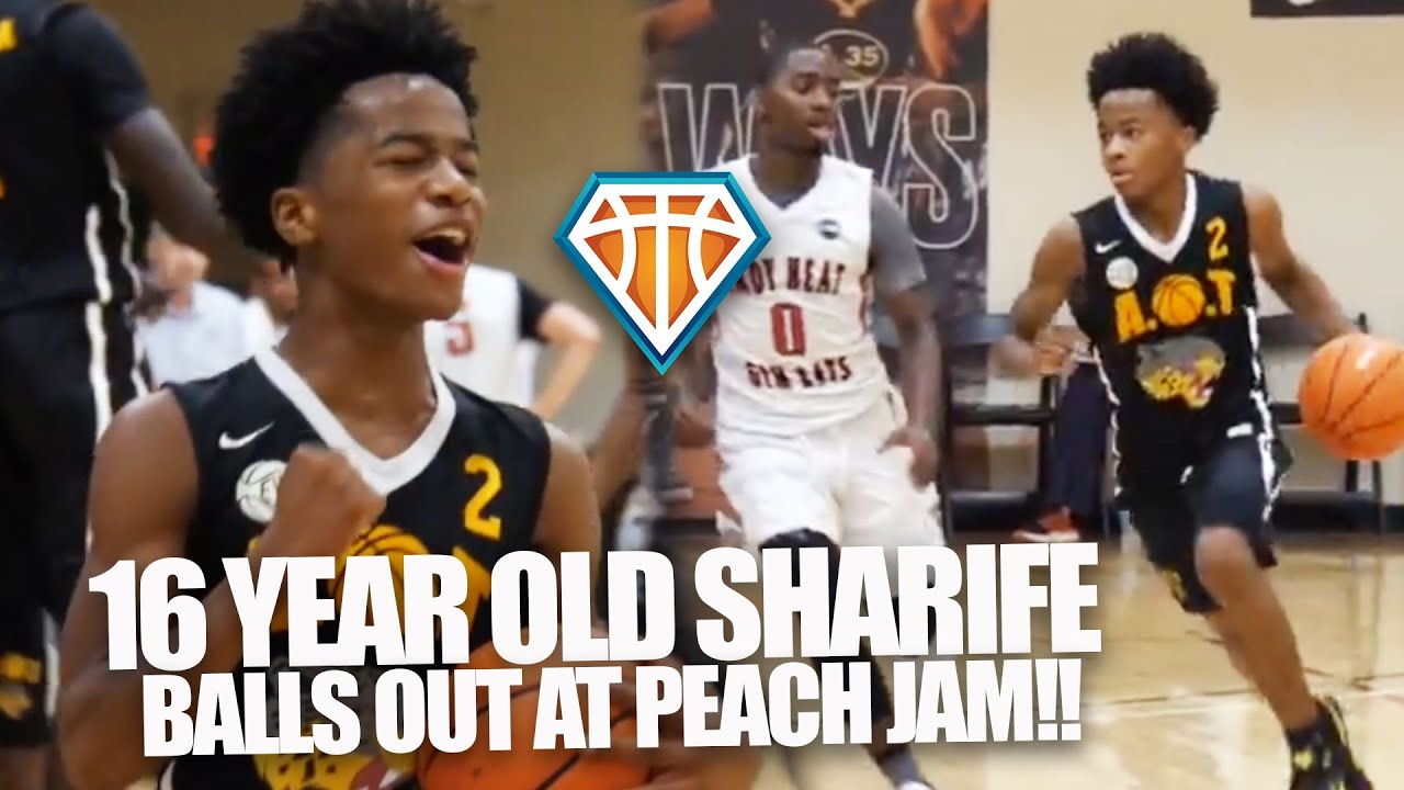 16 Year Old SHARIFE COOPER GETS A DUB W AOT At Nike Peach Jam 