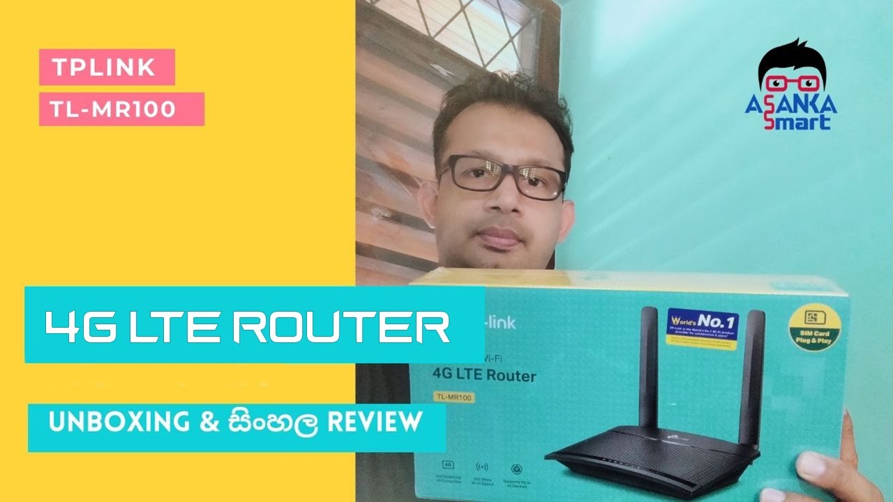 Tp Link Mr6400 Vs Mr100 4g Routers Sinhala Review Asanka Smart Youtube