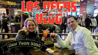 Las Vegas Vlog Jan 2024 Day 1 Aria- Is Vegas better than Time Square for New Years?