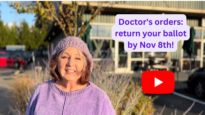 Dr. Patricia Weber says turn your ballot in by Nov...