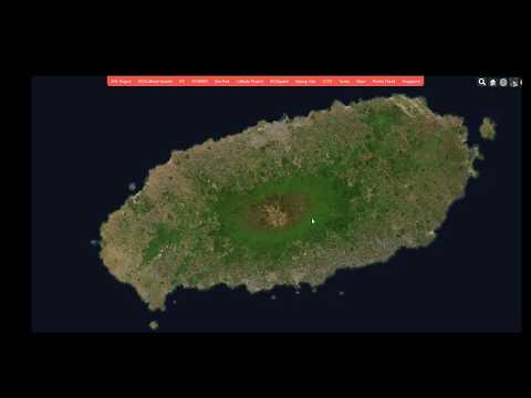 High resolution wind data visualization using mago3D