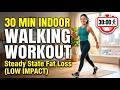 30 Minute Indoor Walking Workout – Steady State Fat Loss (LOW IMPACT).