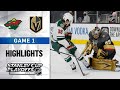 First Round, Gm 1: Wild @ Golden Knights 5/16/21 | NHL Highlights