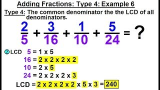 Algebra - Ch. 0: Basic Concepts (24 of 26) Add/Subtract Fractions: Method 4: Example 6