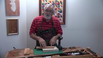 Making 2 x Leather Strops Pt.2 of 3 Using Hand Tools