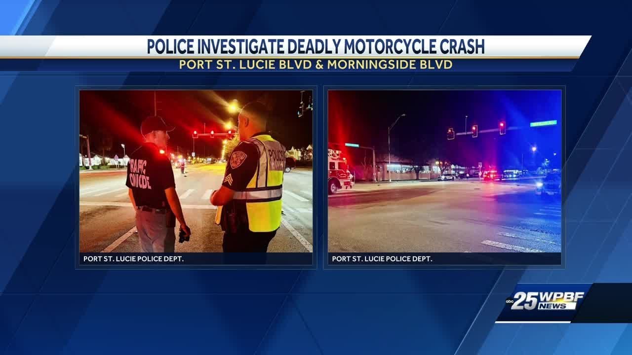 Motorcyclist dead after car collision in Port St. Lucie - YouTube