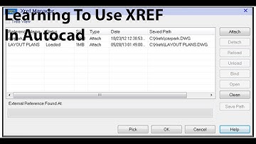 How to use the Xref Manager in AutoCAD