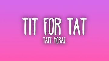 Tate McRae - TIT FOR TAT (Sub. Español + Lyrics)