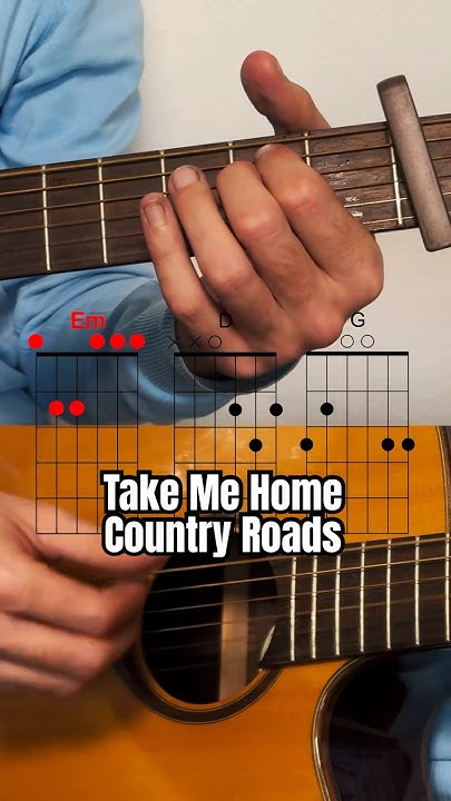 how-to-play-take-me-home-country-roads-from-john-denver-youtube