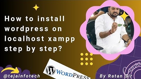 how to install WordPress on localhost in hindi | WordPress install #wordpresstutorial #tejainfotech