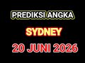 PREDIKSI ANGKA MAIN SYDNEY HARI INI 20 JUNI 2026