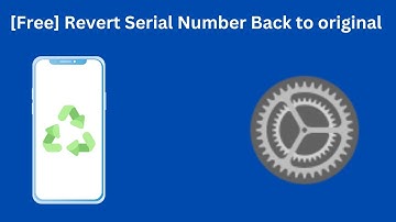 Free | How to change iPhone/iPad Serial Number back to original | iCloud bypass | Broque Ramdisk PRO