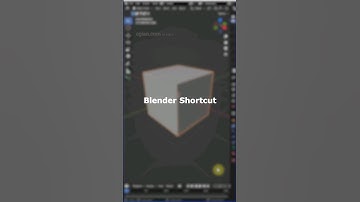 Blender Subdivision Surface Shortcut in Object Mode #blender #subdivision #3d #cgian