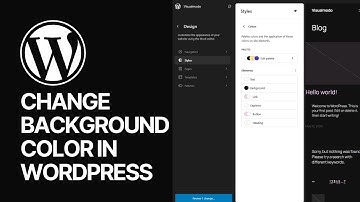How to Change Background Color in WordPress Using Block Themes? Guide