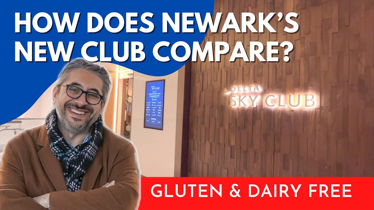 New EWR Terminal A Sky Club Newark Delta Lounge Review Gluten Free