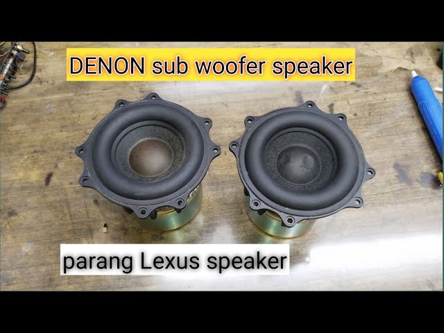 how to repair, DENON SUB WOOFER SPEAKERS - YouTube