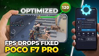 Fix FPS Drops on POCO F7 Pro - Best 120 FPS Settings for PUBG Mobile