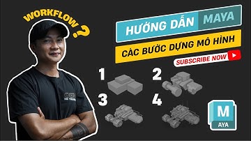 Hướng dẫn tự học Maya | Bài 05 - Các bước dựng mô hình | CG3D #cg3d #maya