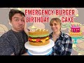 The Emergency Birthday Burger Cake!