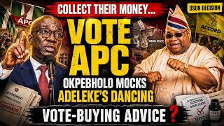 Okpebholo Mocks Adeleke's Dancing, Tells Osun Voters to Take Rivals' Cash