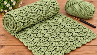 So Easy, So Beautiful! 😍 The Perfect 2-Row Crochet Stitch