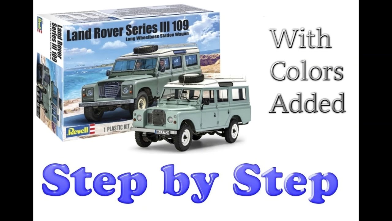 Model Land Rover Build 1/24 Revell Land Rover Series III Model Building Step By Step ...