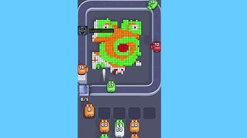 Pixel Flow Level 37. Walkthrough Gameplay