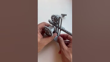 3D printing a mechanism animated in SolidWorks #3dprinting #machine #engineering