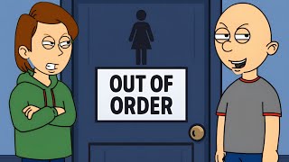 Clic Caillou Puts Out Of Order Signs On Public Bathrooms Grounded