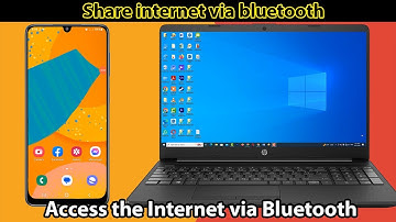 How to connect mobile internet to laptop via bluetooth