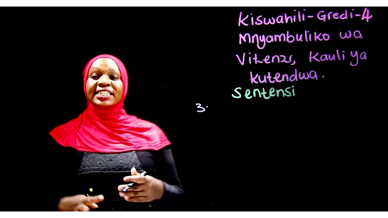 Gredi 4 Kiswahili Mwalimu Rehema - Mnyambuliko wa vitenzi - Kauli ya kutendwa
