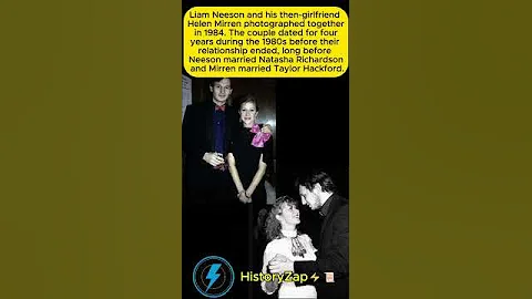 Young Liam Neeson and Helen Mirren Dating in 1984