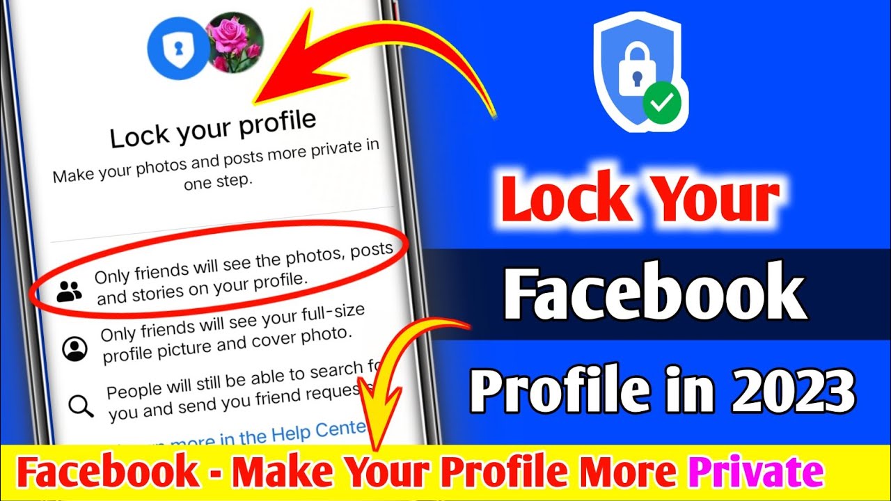 Facebook profile lock in 2023 How to lock facebook profile 2023 YouTube