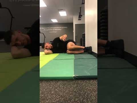 Side Lying Scissor Slides (both directions)
