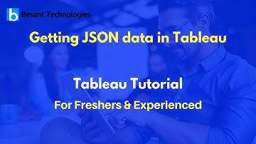 Connecting Tableau to JSON file | Getting JSON data in Tableau | Tableau Tutorial For Beginners
