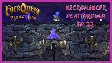 Project 1999 Green | Dark Elf Necromancer 29+ ep 22 | Befallen Range Item Camp | Upper Guk Fail