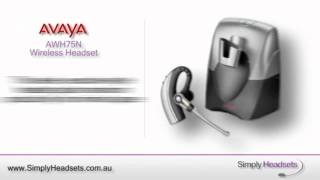 Avaya AWH75N AUS DECT Over-The-Ear Wireless Headset with Hook Switch Video Overview