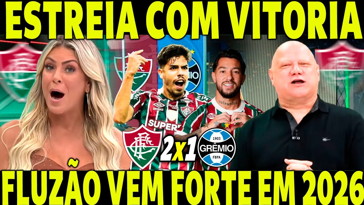 FLUZÃO ESTREIA COM VITÓRIA! MIDIA ANALISA VITÓRIA DO FLUMINENSE NA ESTREIA DO BRASILEIRO!