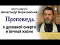 Проповедь о духовной смерти и вечной жизни (2020.11.06). Протоиерей Александр Березовский