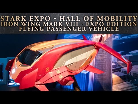 Hong Kong Disneyland Marvel Iron Man Experience Iron Wing