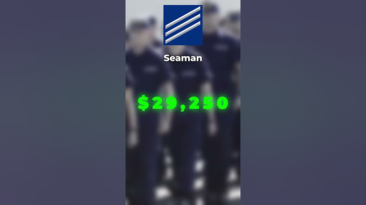 The US Coast Guard gets paid how much!?