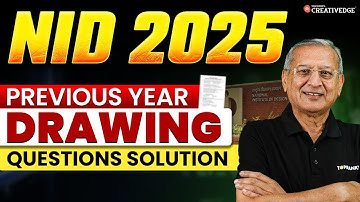 NID Previous Year Drawing Question Solution ✍🏻| NID 2023 PYQs Solution 🔎| Essential for NID 2025 🎯