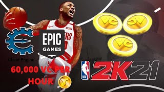 NBA 2k21 Cheat Engine VC Exploit Cheat 60000+ an hour (EPIC GAMES) (STEAM) (2021)