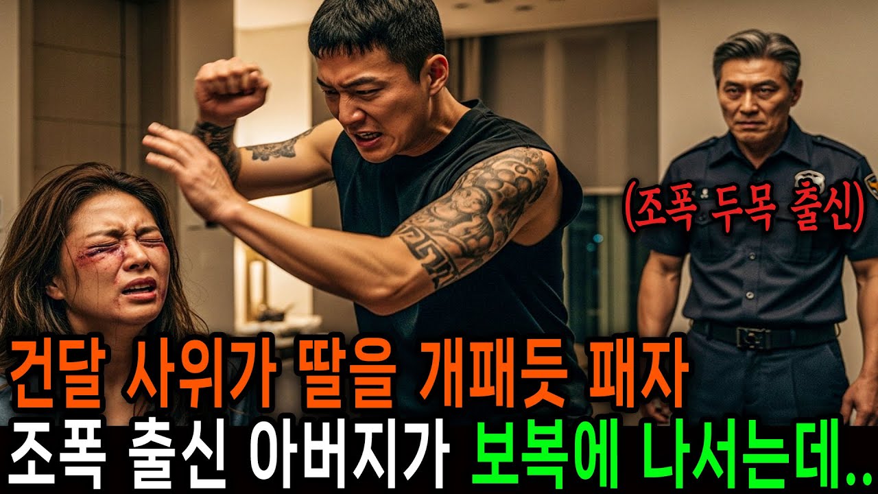 조폭 아버지는 딸을 개패듯 패는 건달 사위에게 보복을 결심합니다.